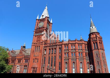 Victoria Building & Art Gallery, Université de Liverpool, Royaume-Uni Banque D'Images