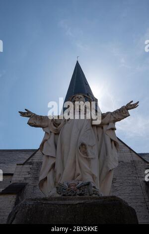 Bazel, Belgique, 1er juin 2020, Statue de Jésus-Christ Banque D'Images