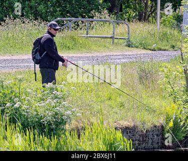 Clydebank, Glasgow, Écosse, Royaume-Uni 5 juin, 2020: Météo Royaume-Uni: Temps variable sur le Forth et le canal de clyde. Crédit : Gerard Ferry/Alay Live News Banque D'Images