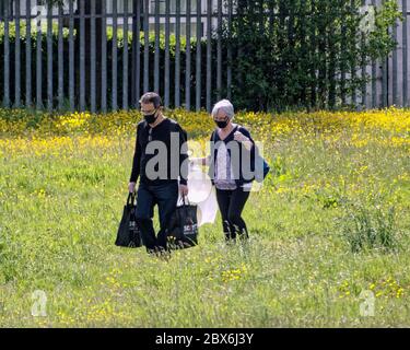 Clydebank, Glasgow, Écosse, Royaume-Uni 5 juin, 2020: Météo Royaume-Uni: Temps variable sur le Forth et le canal de clyde. Crédit : Gerard Ferry/Alay Live News Banque D'Images