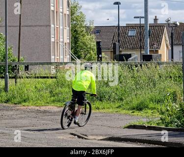 Clydebank, Glasgow, Écosse, Royaume-Uni 5 juin, 2020: Météo Royaume-Uni: Temps variable sur le Forth et le canal de clyde. Crédit : Gerard Ferry/Alay Live News Banque D'Images