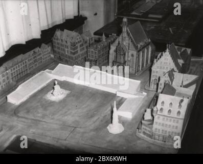 Modèle du marché de Nuremberg Heinrich Hoffmann photographies 1933 photographe officiel d'Adolf Hitler, et un politicien et éditeur nazi, qui était membre du cercle intime d'Hitler. Banque D'Images