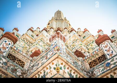 Wat Arun, Bangkok, Thaïlande Banque D'Images