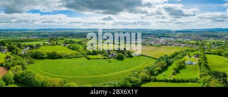 Spreeng dans le Devon vu au-dessus de Beacon Hill près d'Exeter, Devon, Angleterre, Royaume-Uni, Europe Banque D'Images