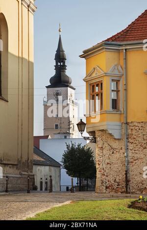 De l'église St-James à Trnava. La Slovaquie Banque D'Images