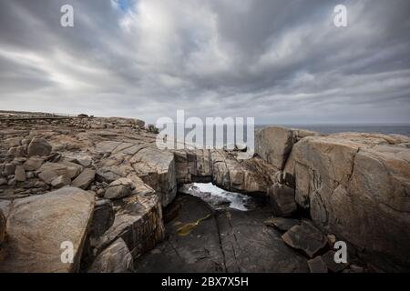 La formation rocheuse Natural Bridge dans le parc national de Torndirrup, près d'Albany, Australie occidentale Banque D'Images