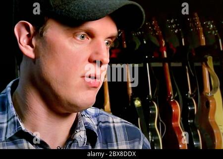 Le guitariste de Blues Rock Joe Bonamassa interview BB King - The Life of Riley 2012 Banque D'Images