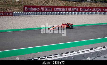 MONTMELLO, ESPAGNE-10 MAI 2019: 2019 Ferrari SF90 Formule 1 (pilote: Charles Leclerc) Banque D'Images