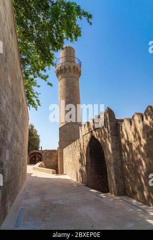 Palais de Shirvanshahs à Icheri Sheher, ville de Bakou, Azerbaïdjan Banque D'Images