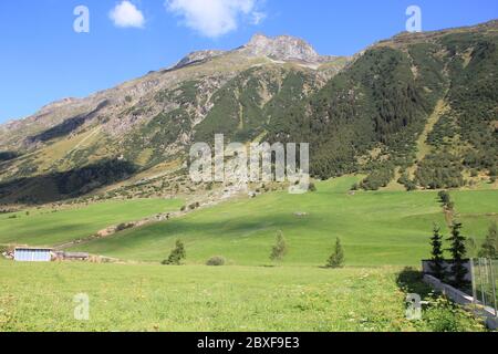 Galtür in Tyrol en Autriche Banque D'Images