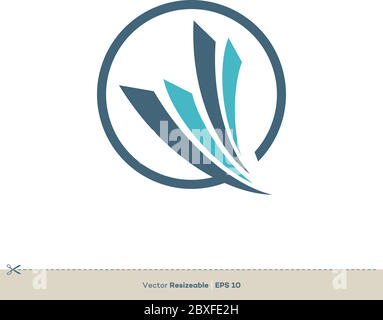 Logo Swoosh Element Vector logo Template Illustration Design. Vecteur EPS 10. Illustration de Vecteur