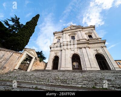 Façade baroque de l'église San Gregorio al Celio de Giovanni Battista Soria - Rome, Italie Banque D'Images