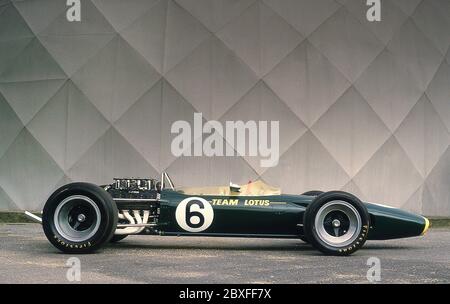 1967 Grand Prix de Formule 1 Lotus 49R3. Conduit par Graham Hill Banque D'Images