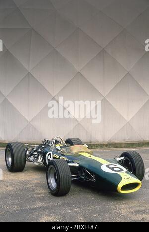 1967 Grand Prix de Formule 1 Lotus 49R3. Conduit par Graham Hill Banque D'Images