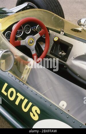 1967 Grand Prix de Formule 1 Lotus 49R3. Conduit par Graham Hill Banque D'Images