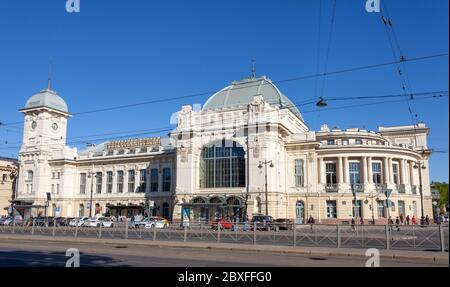 Gare de Vitebsky, Zagorodny Prospect, Saint-Pétersbourg, Russie. Banque D'Images