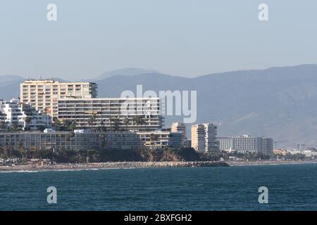 Appartements, Torremolinos, province de Málaga, Costa del sol, Andalousie, Espagne. Banque D'Images