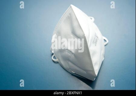 Masque de protection respiratoire Covid-19 FFP2 ou N95 Banque D'Images