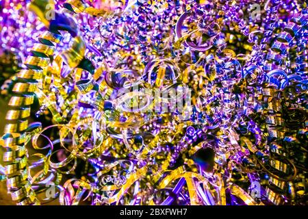 Les copeaux de métal multicolores abstraits arrière-plan coloré Banque D'Images