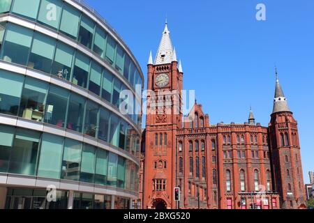 Victoria Building & Art Gallery, Université de Liverpool, Royaume-Uni Banque D'Images