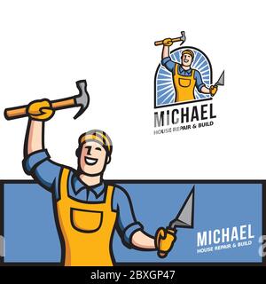 Logo du réparateur Illustration de Vecteur