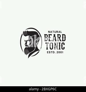 Logo Beard Oli Illustration de Vecteur