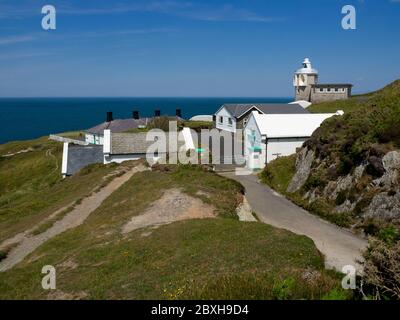 Bull Point Lighthouse, North Devon, UK Banque D'Images