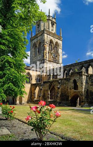 Royaume-Uni, Yorkshire de l'Ouest, Pontefract, église de la Toussaint Banque D'Images