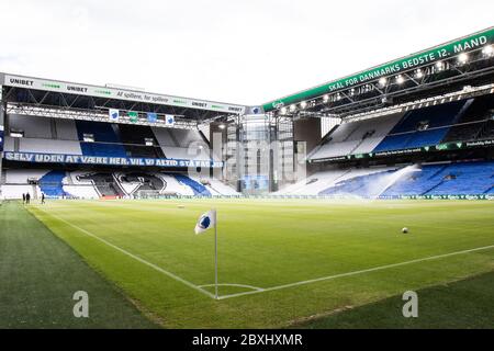 Copenhague, Danemark. 07e juin 2020. Telia Parken est prête pour le match 3F Superliga entre le FC Copenhagen et le FC Randers. (Crédit photo : Gonzales photo/Alamy Live News Banque D'Images