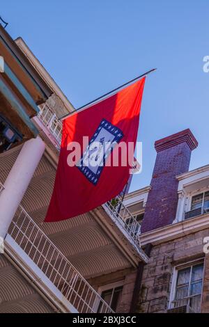 Le 20 mai 1886, le grandiose Crescent Hotel a ouvert ses portes à Eureka Springs, Arkansas, et le local Eureka Springs Times Echo l'a appelé « le plus lu des États-Unis Banque D'Images