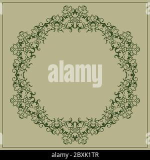 Frame Border Vector Art Design Illustration de Vecteur