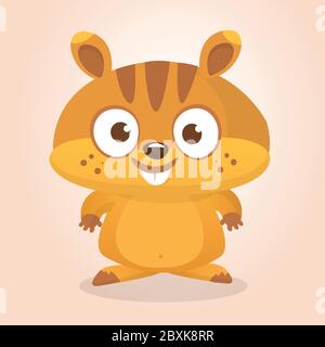 Marmotte Sur Un Fond Blanc Image Vectorielle Stock Alamy