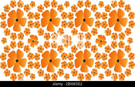 conception textile numérique de fleurs Illustration de Vecteur