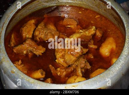 Curry d'agneau ou de mouton indien sans légumes ou Roghan Josh Banque D'Images