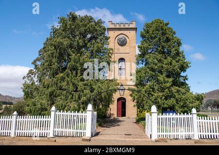 Église anglicane St Lukes Richmond Tasmanie Australie Banque D'Images