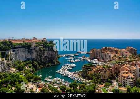 Fontvieille à Monaco Banque D'Images