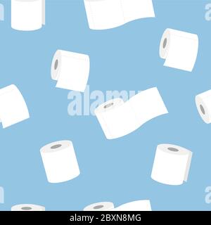 Rouleau de papier toilette illustration vectorielle à motif transparent EPS10 Illustration de Vecteur