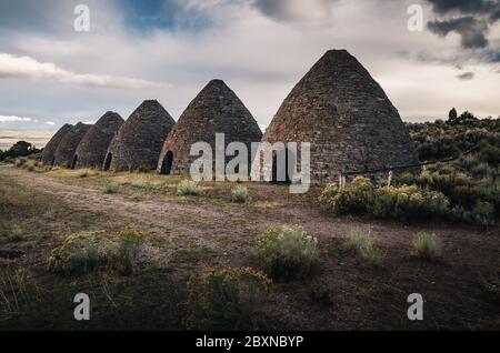 Parc national historique de Ward Charcoal Ovens Banque D'Images