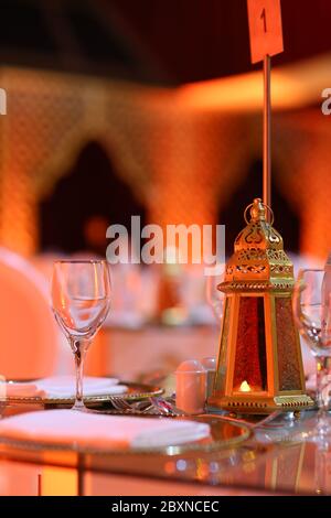 Décoration d'événement, restaurant , Banque D'Images