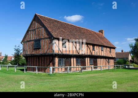 Elstow Moot Hall, 15e siècle sur le marché Vert Elstow Banque D'Images