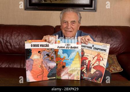 JACQUES MARTIN CRÉATEUR DE BANDE DESSINÉE Banque D'Images