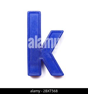 Lettre minuscule magnétique K de l'alphabet britannique Banque D'Images