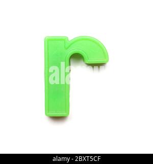 Lettre minuscule magnétique R de l'alphabet britannique Banque D'Images