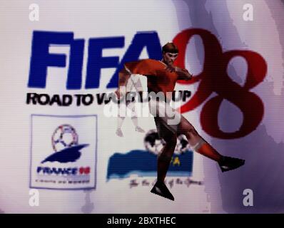 FIFA 98 Road to World Cup - Nintendo 64 Videogame - usage éditorial uniquement Banque D'Images