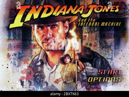 Indiana Jones et la machine infernale - Nintendo 64 Videogame - usage éditorial seulement Banque D'Images