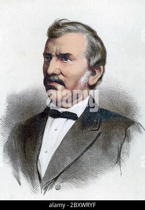 DAVID LIVINGSTONE (1813-1873) médecin et missionnaire écossais vers 1865 Banque D'Images