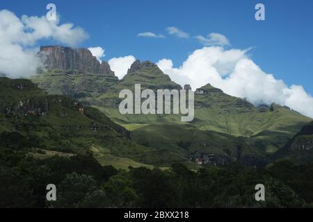 Monk's Cowl - Drakensberg Banque D'Images