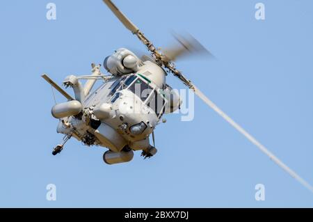 Royal New Zealand Navy Kaman SH-2 Seasprite, SH-2G Super hélicoptère Seasprite NZ3603 volant à ailes au-dessus de Wairarapa meeting aérien. Sea sprite Banque D'Images