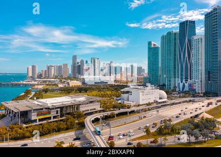 Miami Downtown Banque D'Images