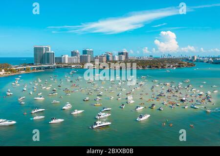 Sandbar - Haulosver Beach - Miami Banque D'Images